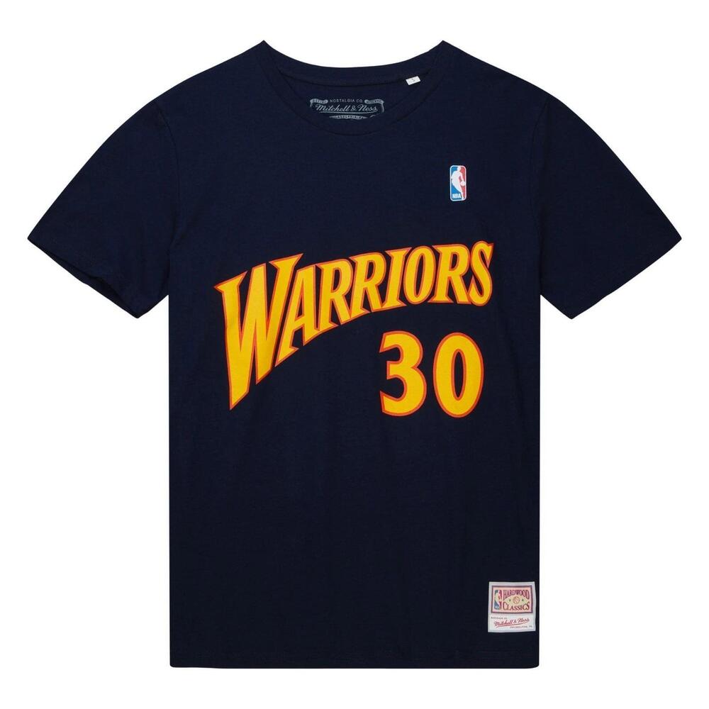 Mitchell And Ness Golden State Warriors Name Number Tea Stephen Curry